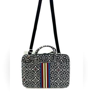 Vera Bradley Barcelona Large Laptop Computer Bag Hard Clam Shell Case
